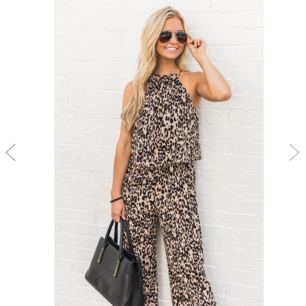 Leopard jumpsuit